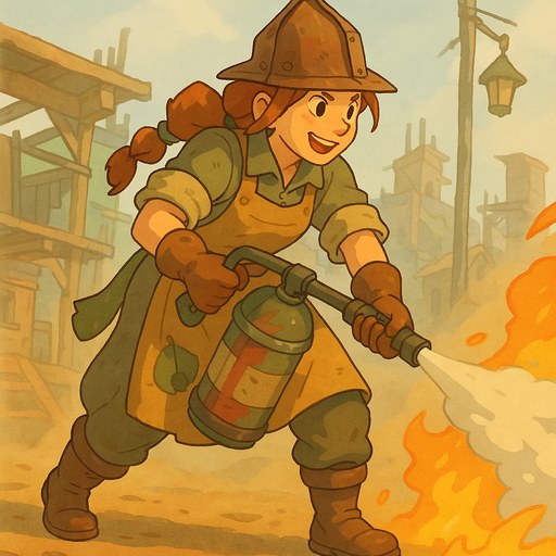 Volunteer Firefighter, a Hearth survivor